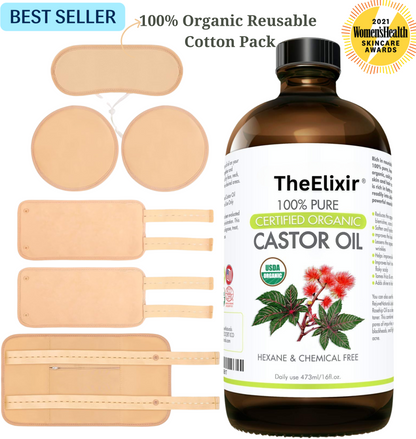 Elixir™Organic Castor Oil Wellness Kit