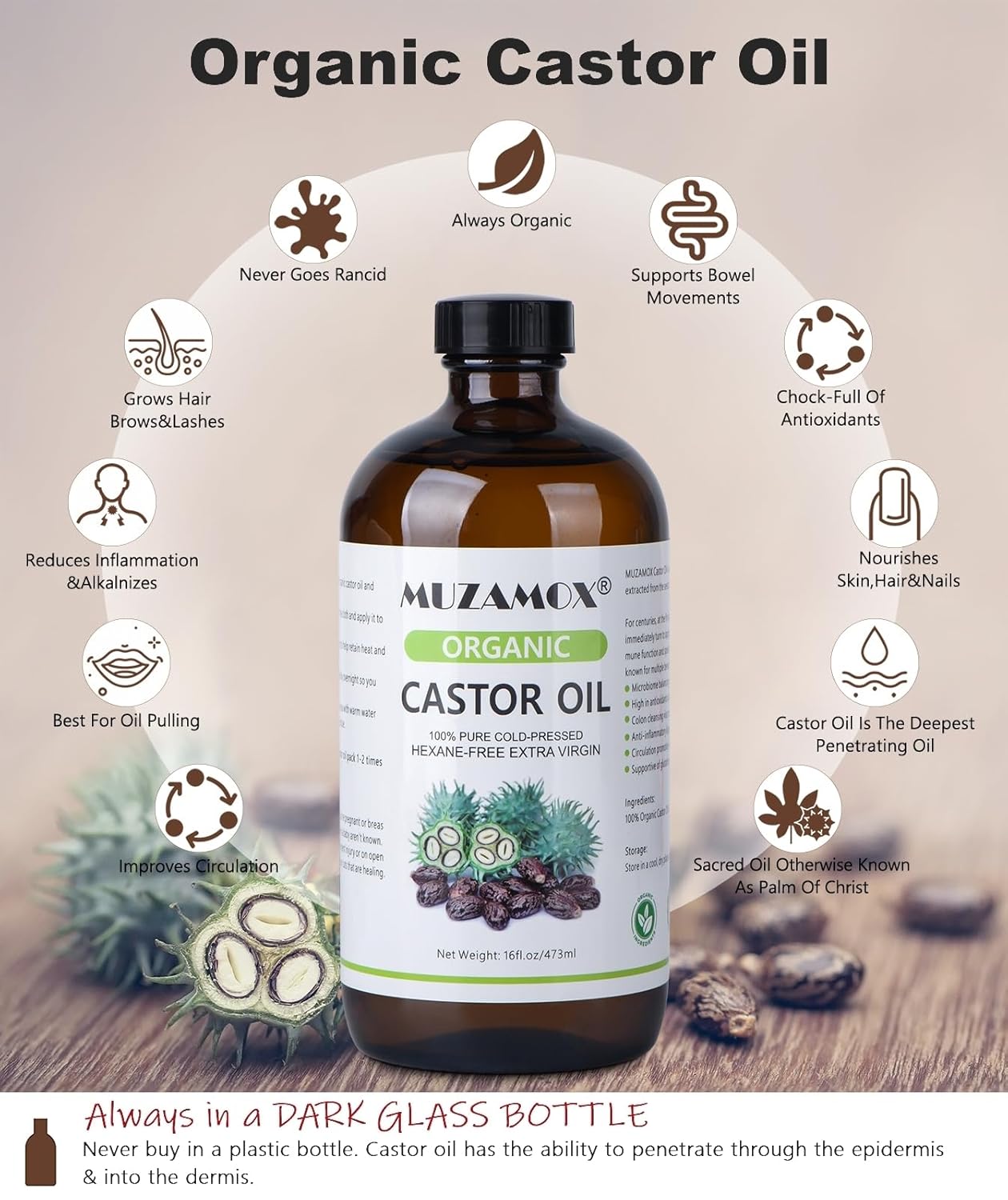 Elixir™Organic Castor Oil Wellness Kit